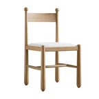 Tama Dining Chair, Ecru Boucle | Natural Oak Frame