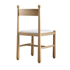 Tama Dining Chair, Ecru Boucle | Natural Oak Frame