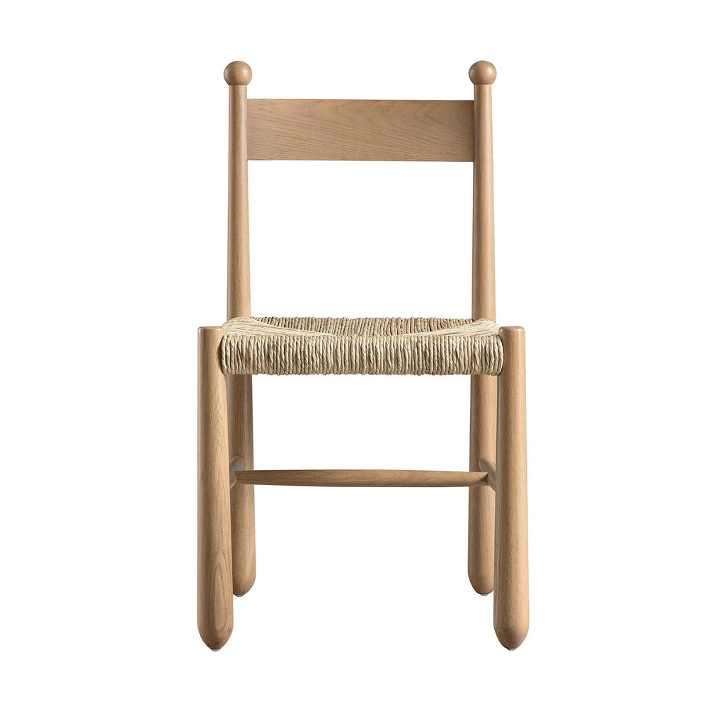Tama Dining Chair, Woven Seagrass | Natural Solid Oak Frame