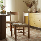 Tama Dining Chair, Woven Seagrass | Natural Solid Oak Frame