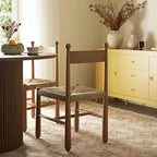 Tama Dining Chair, Woven Seagrass | Natural Solid Oak Frame