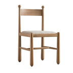 Tama Dining Chair, Light Taupe Boucle | Natural Oak Frame