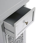 Chantilly Mid Grey Carved Bathroom Cupboard