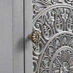 Chantilly Mid Grey Carved Bathroom Cupboard