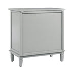Chantilly Mid Grey Carved Small Sideboard