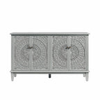 Chantilly Mid Grey Carved Large Sideboard