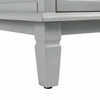 Chantilly Mid Grey Carved Large Sideboard