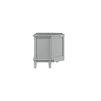 Chantilly Mid Grey Corner TV Unit