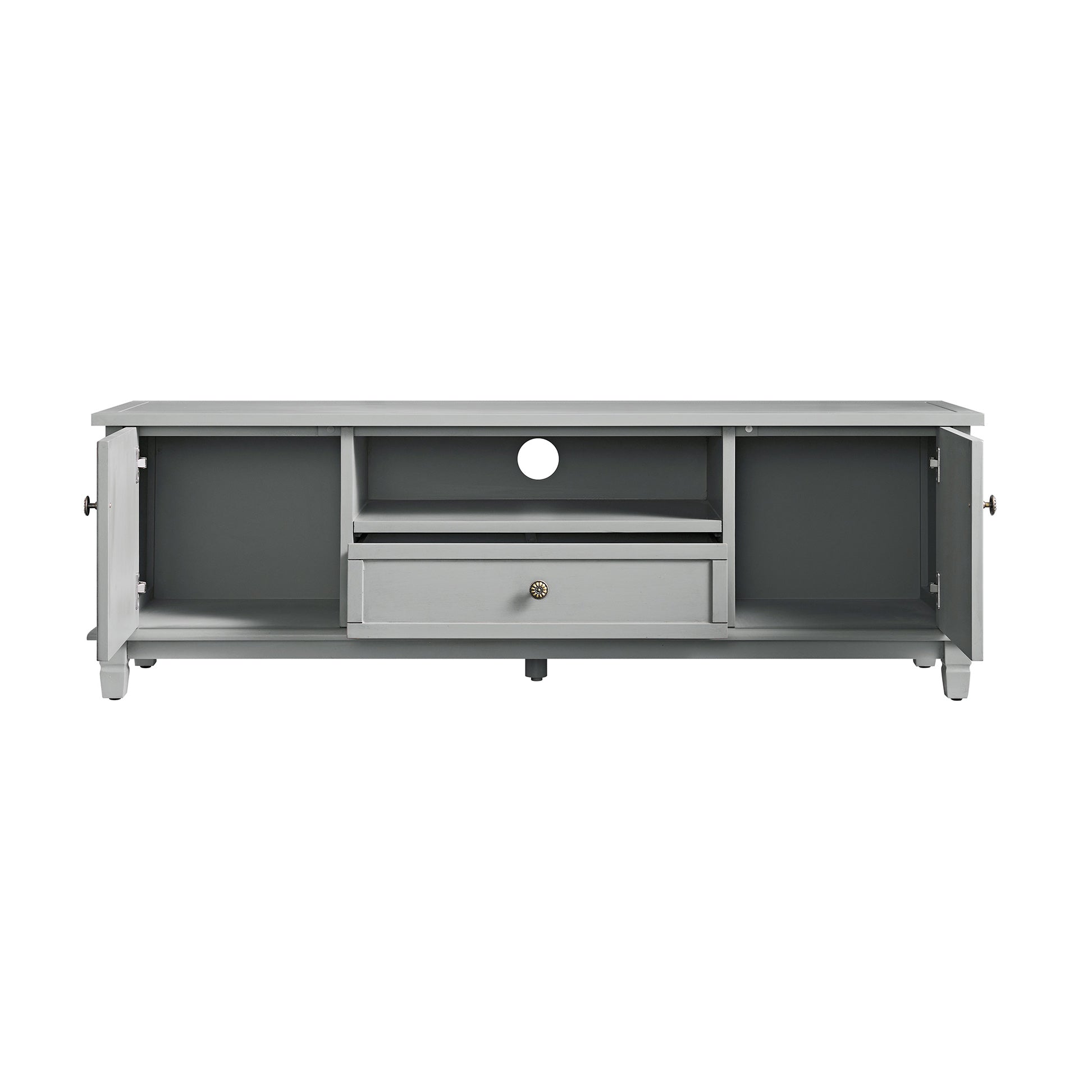Chantilly Mid Grey 150cm Wide TV Unit