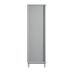 Chantilly Mid Grey Carved Double Wardrobe