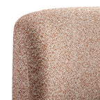 Constance Winged Headboard Ottoman Storage Bed, Musk Blush Boucle