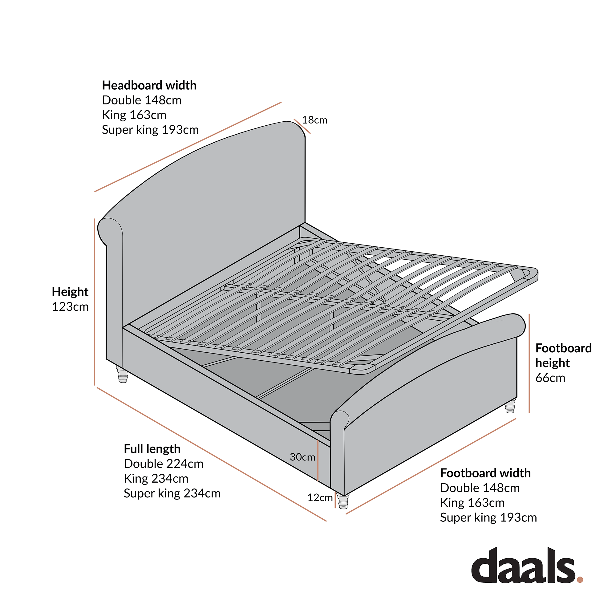 Porchester Ottoman Storage Sleigh Bed, Forest Green Chenille